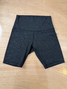 lululemon athletica Black marled Align High-Rise Bike Shorts